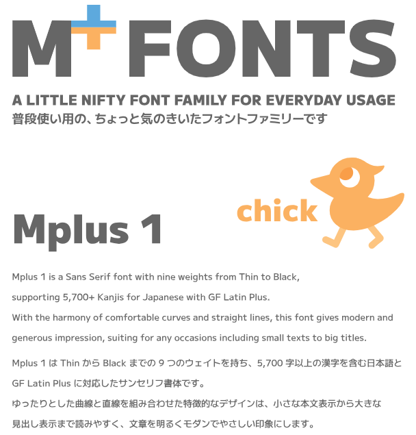 M+ FONTS